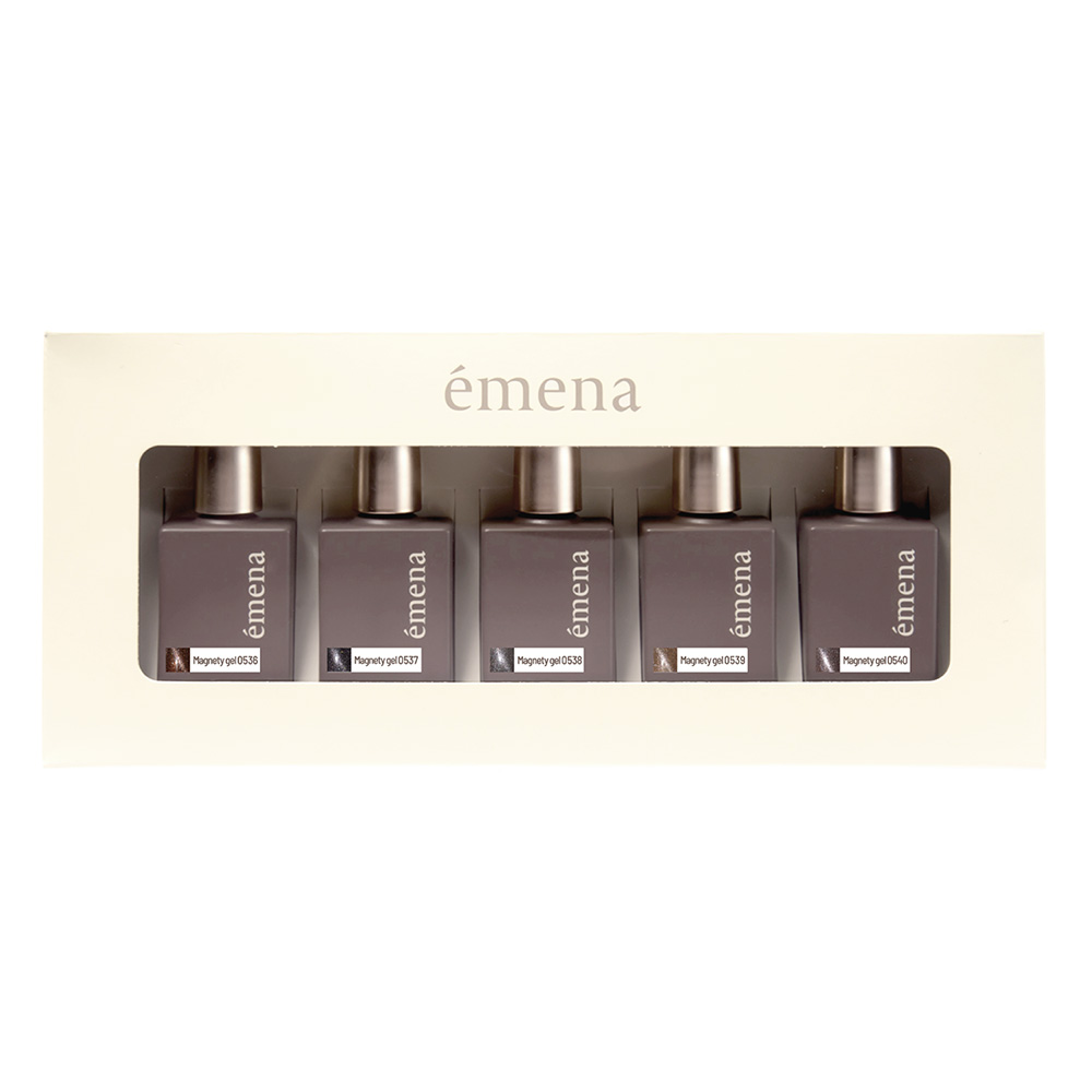 エメナ マグネティジェル 8g 5色セット 0536-0540 EMENA-MG5F