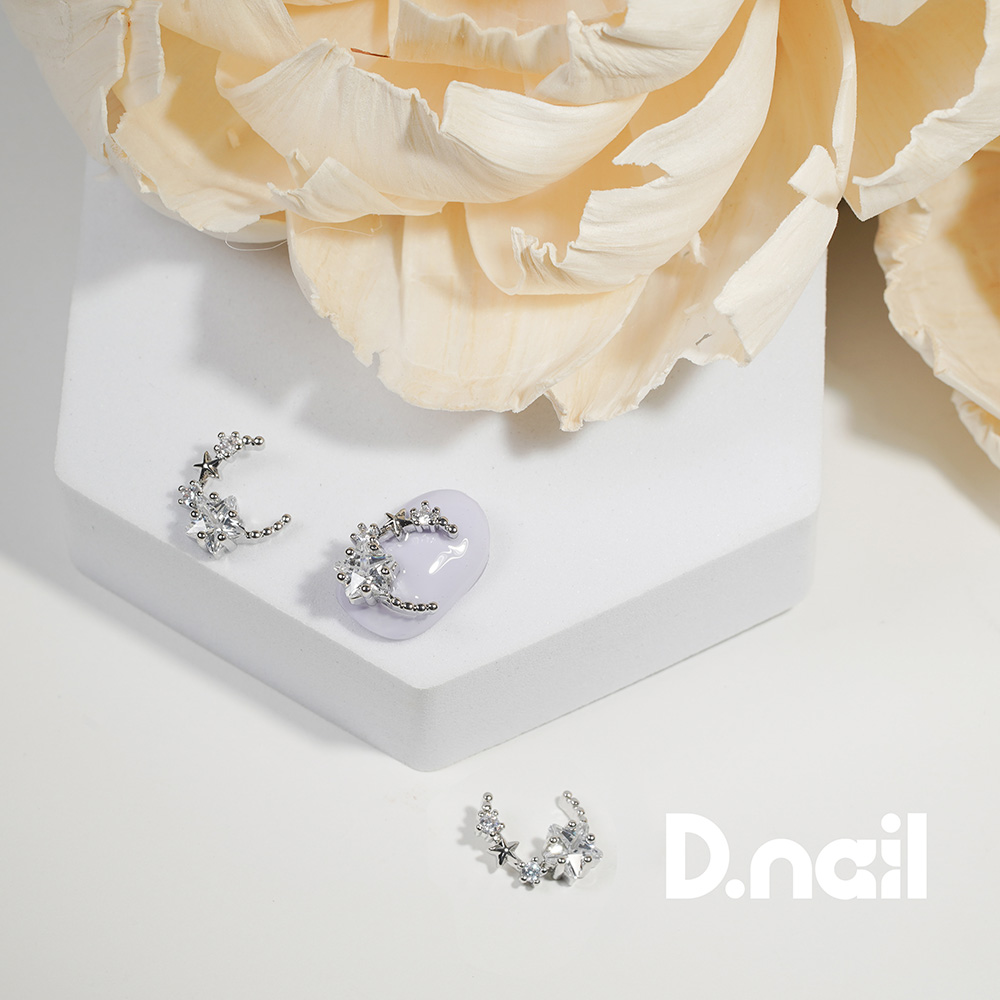 D.nail ジュエリービジューパーツ DS-111 スタームーンL 2P #8638