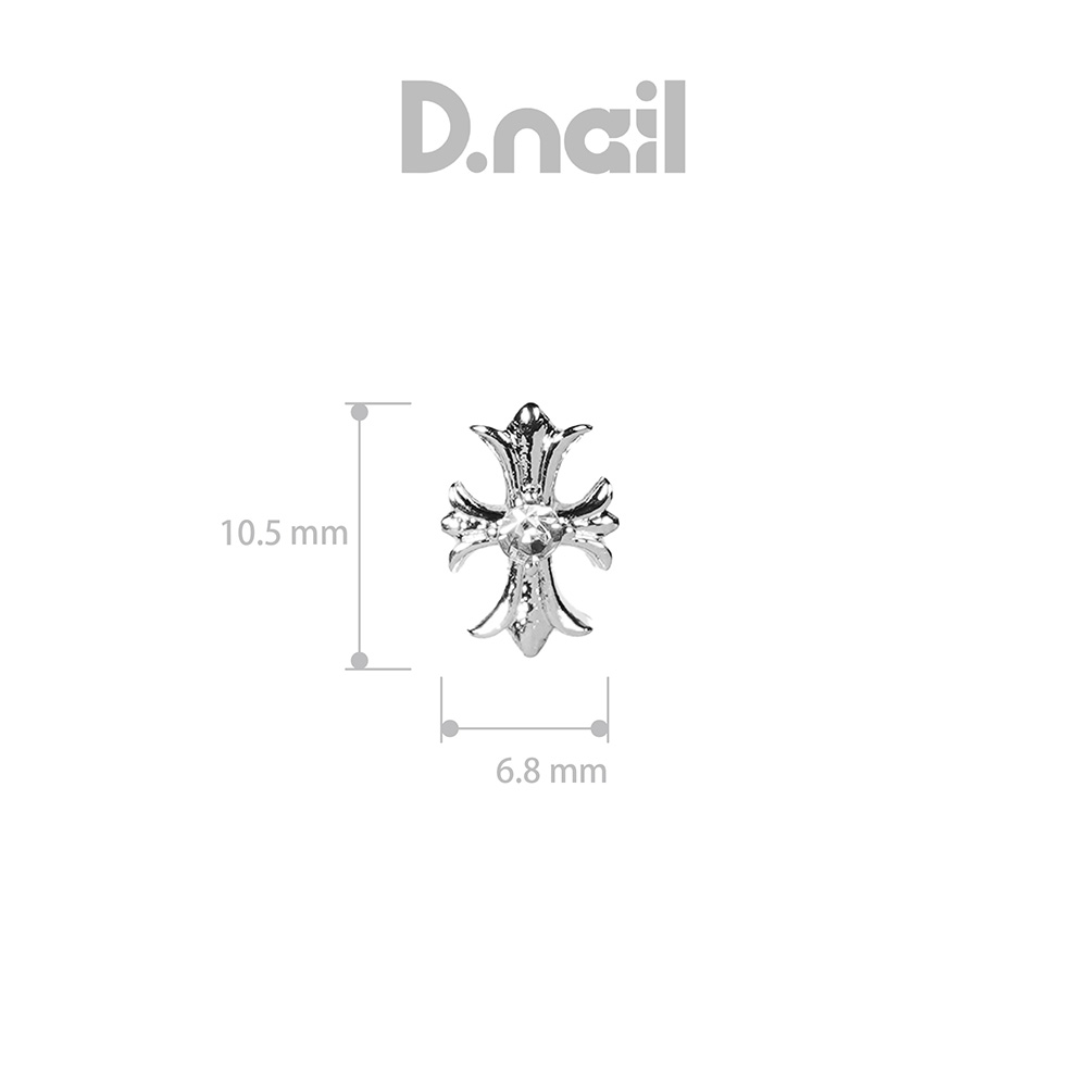 D.nail ジュエリービジューパーツ DS-112 コアストーンクロス 10P #8639