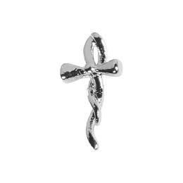 D.nail ジュエリービジューパーツ DS-116 リボンクロス 10P #8643