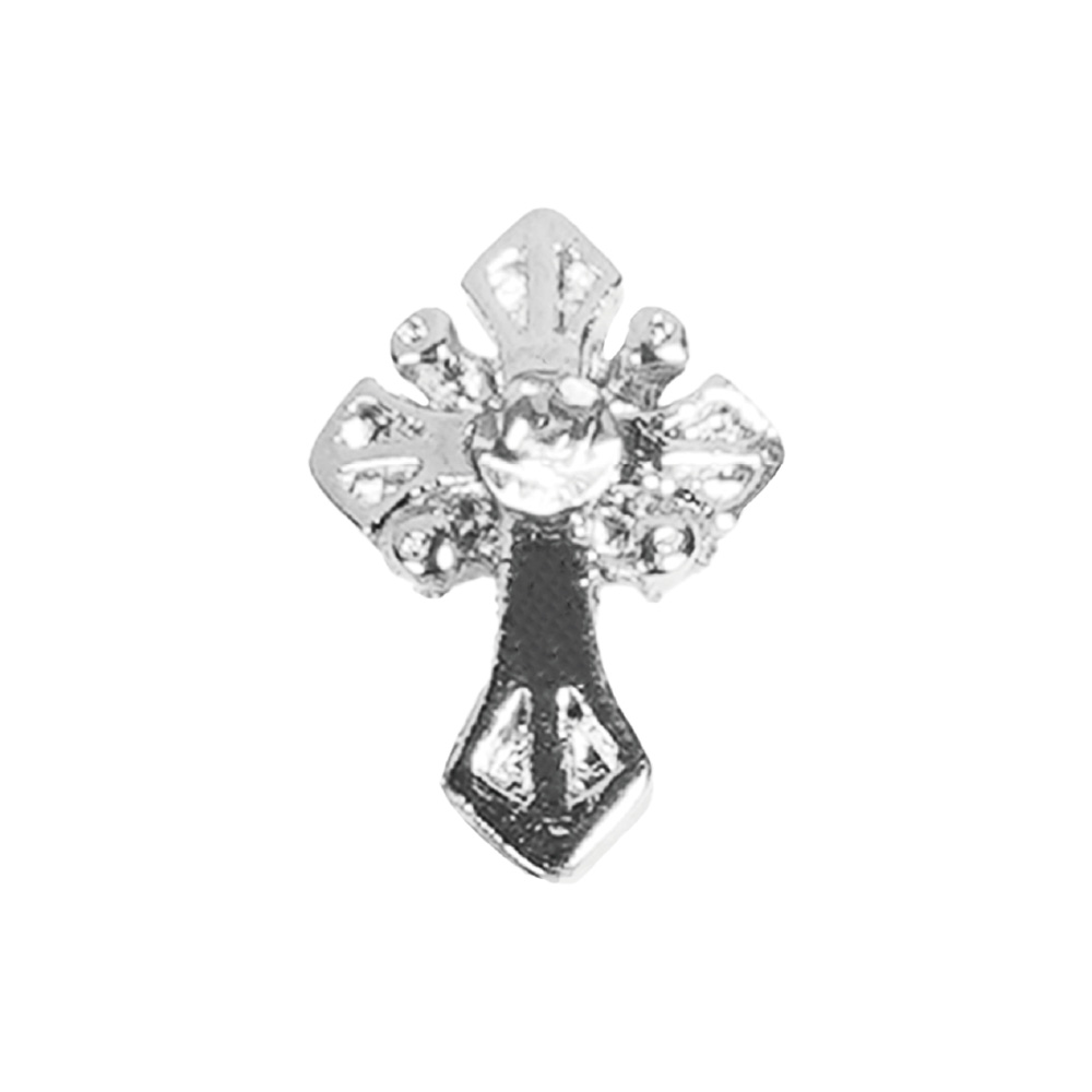 D.nail ジュエリービジューパーツ DS-119 ジェムクロス 10P #8646