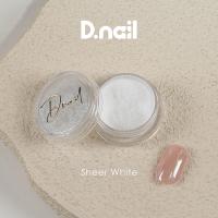 D.nail シーンミラーパウダー シアーホワイト 0.3g #8749