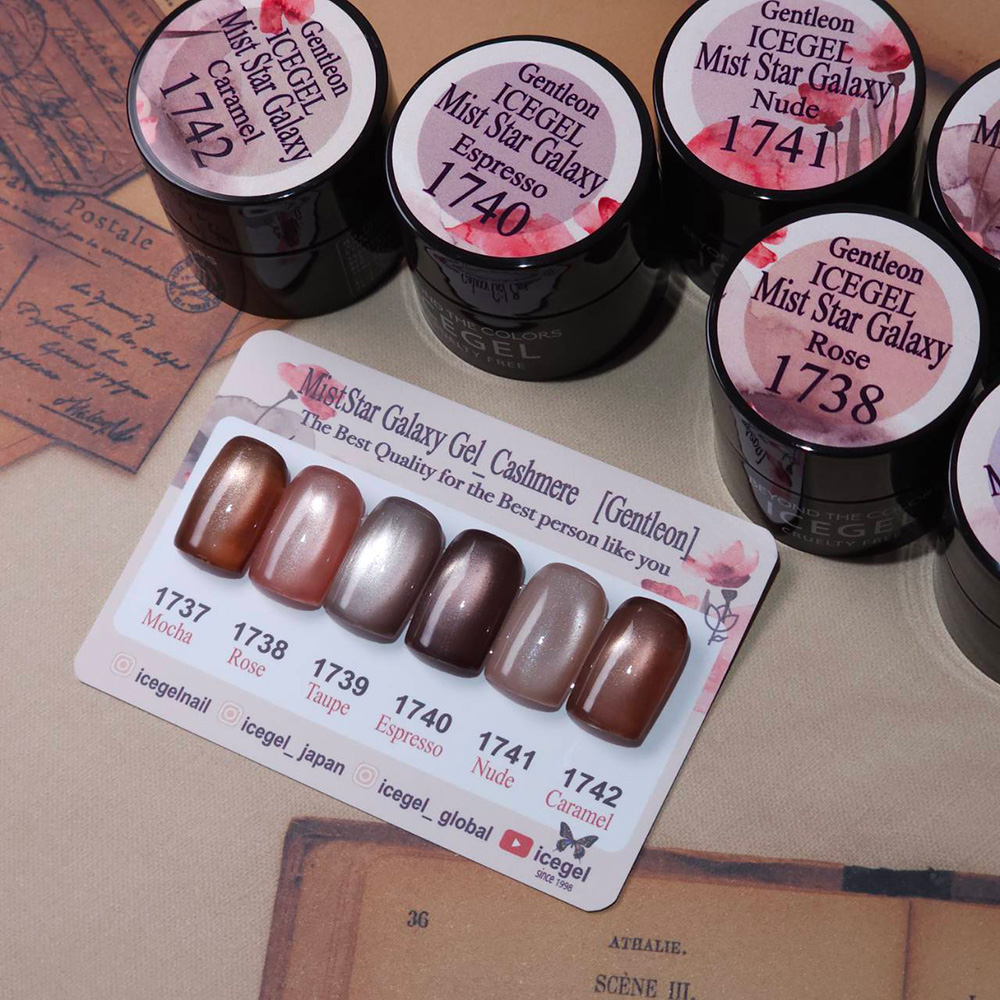 ICE GEL ジェントロン ミストスターギャラクシージェル カシミヤ 3g 1738 ローズ