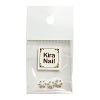 KiraNail 雪の結晶 ルルーシュパール シルバー 3個入 PA-YUK-LPS