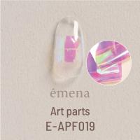 エメナ アートパーツ ホイル オーロラフィルム ピンク 4×50cm E-APF019