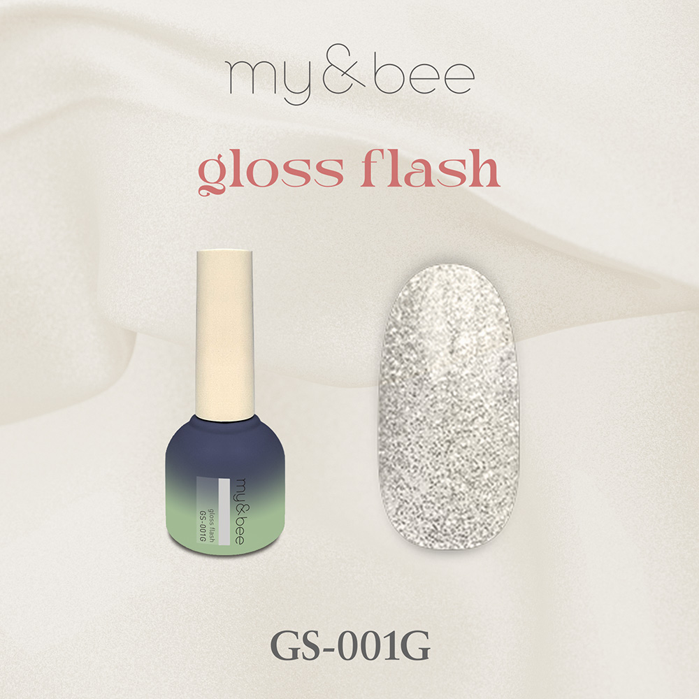 my&bee マイビー グロスフラッシュ 8ml 001 GS-001G