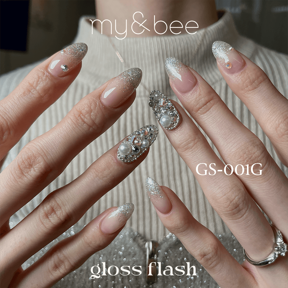 my&bee マイビー グロスフラッシュ 8ml 001 GS-001G