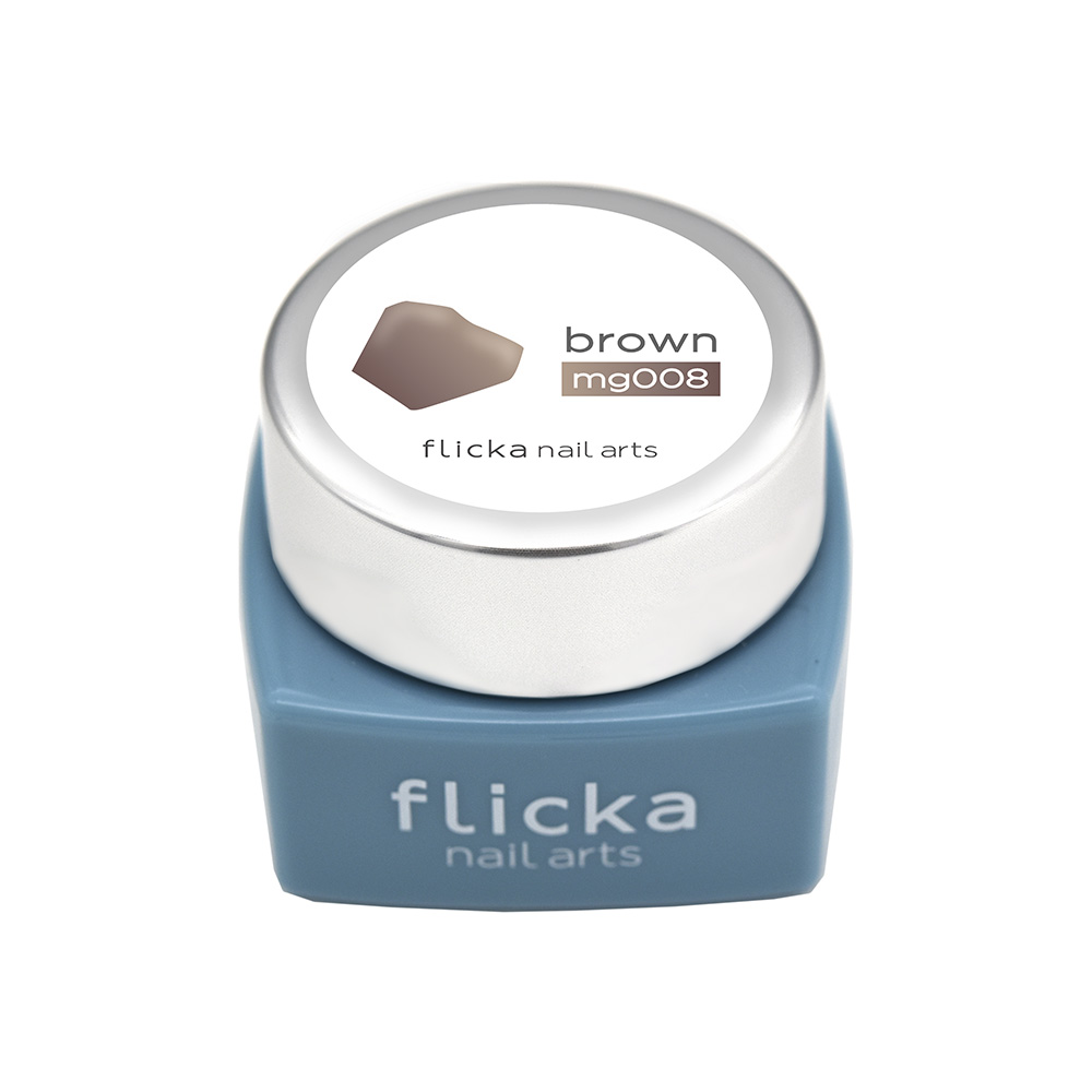 flicka nail arts フリッカマグジェル 5g mg008 ブラウン