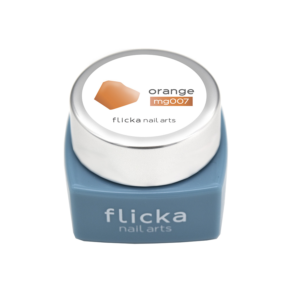flicka nail arts フリッカマグジェル 5g mg007 オレンジ
