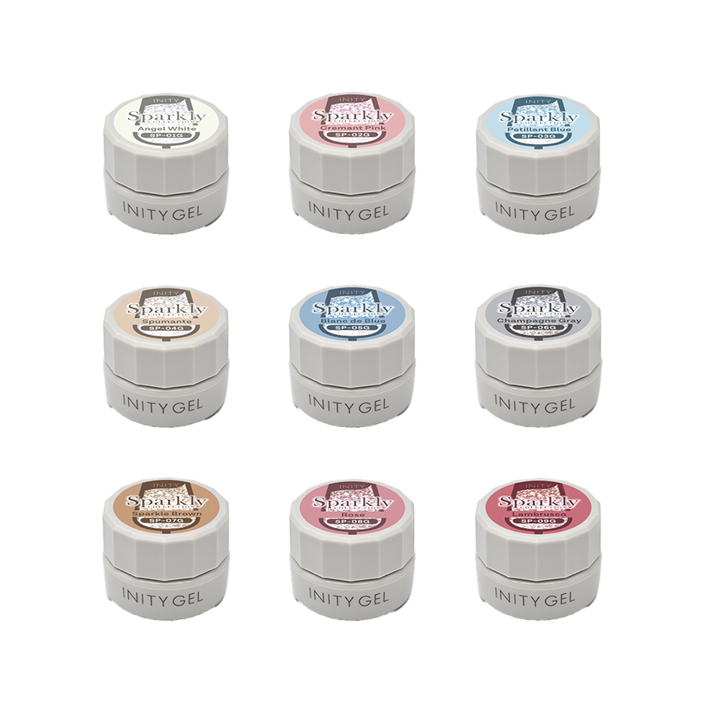 アイニティ ハイエンドカラー スパークリーコレクションセット INS-SP 3g×9色