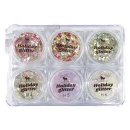 WSPT JAPAN なかやまちえこ先生監修 ホリデーグリッター 6色セット PD51104