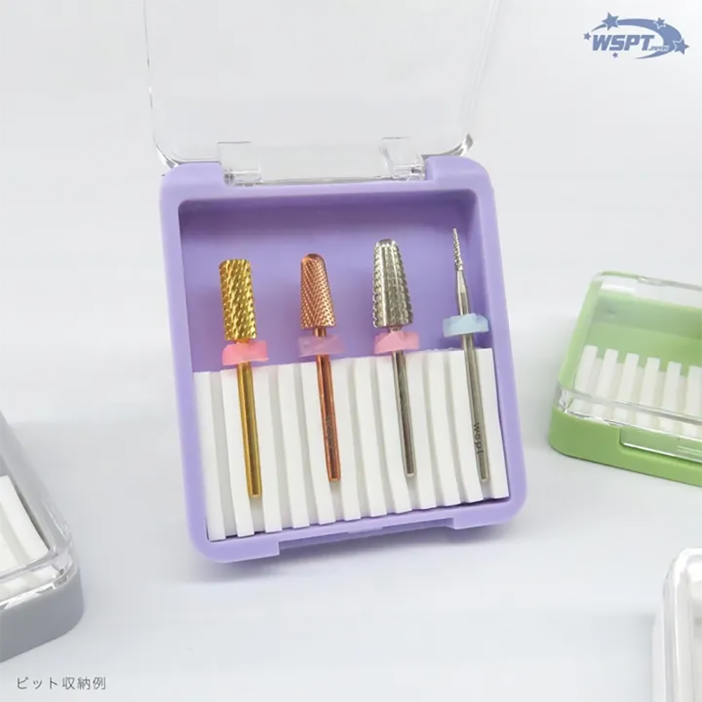 ●WSPT JAPAN ビットケース11 フタ付きビットケース OC11098 パープル