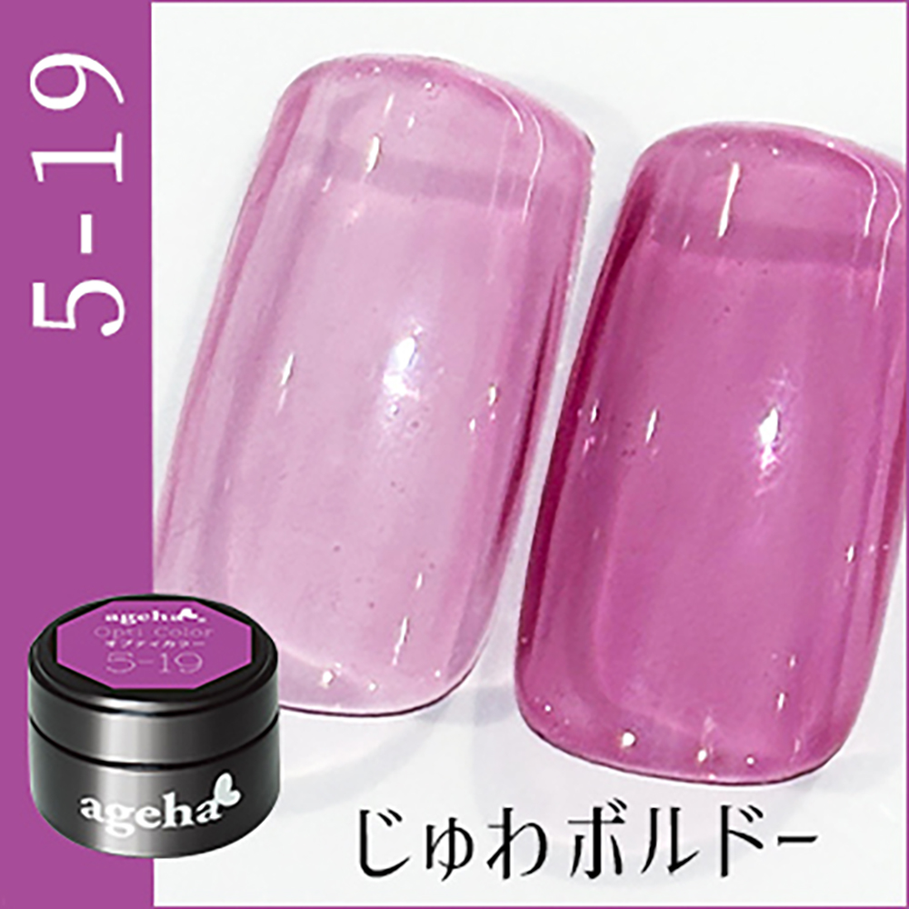 ageha オプティカラー 2.7g 5-19 じゅわボルドー