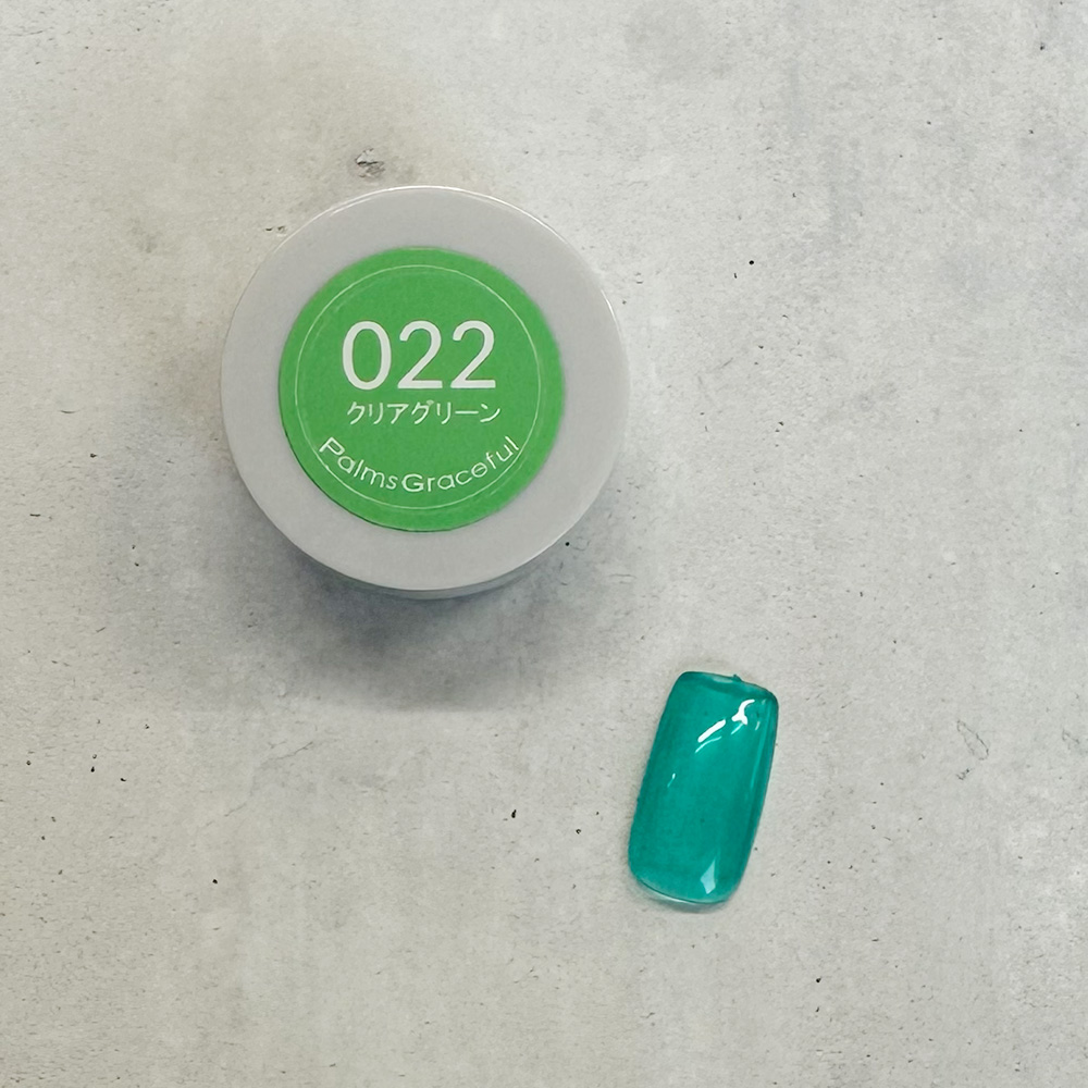 ●Palms Graceful カラージェル 3g 022 クリアグリーン