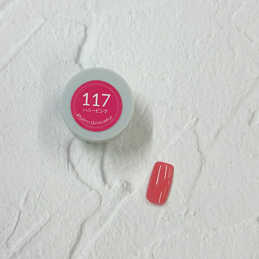 ●Palms Graceful カラージェル 3g 117 ハニーピンク