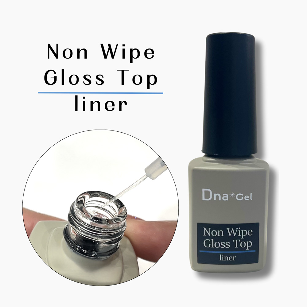 Dna Gel ノンワイプグロストップ 10g ライナーブラシ