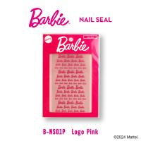 Barbie ネイルシール NS01P ロゴ ピンク