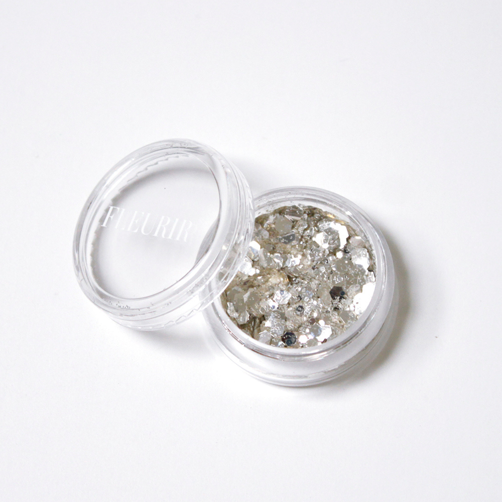 ●フルーリア ホログリッター 2g 01 シルバー
