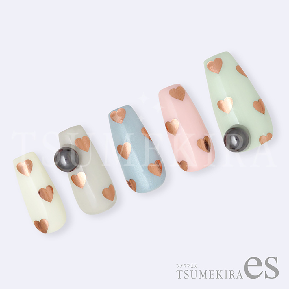 ツメキラes メグハート ピンクゴールド ES-MGN-014 ジェル専用