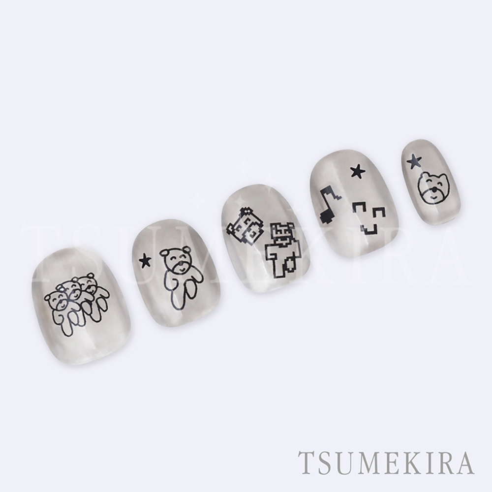 ツメキラ qqq くま ドット絵 NN-AYM-001