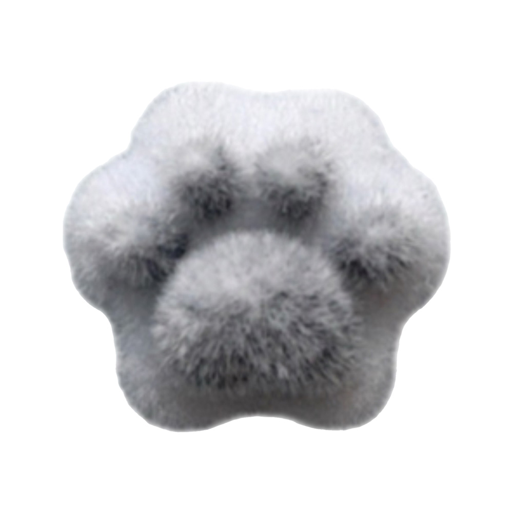 マティエール ふわもこ肉球 1.0×1.0mm グレー 4P 4057