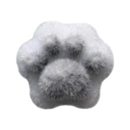 マティエール ふわもこ肉球 1.0×1.0mm グレー 4P 4057