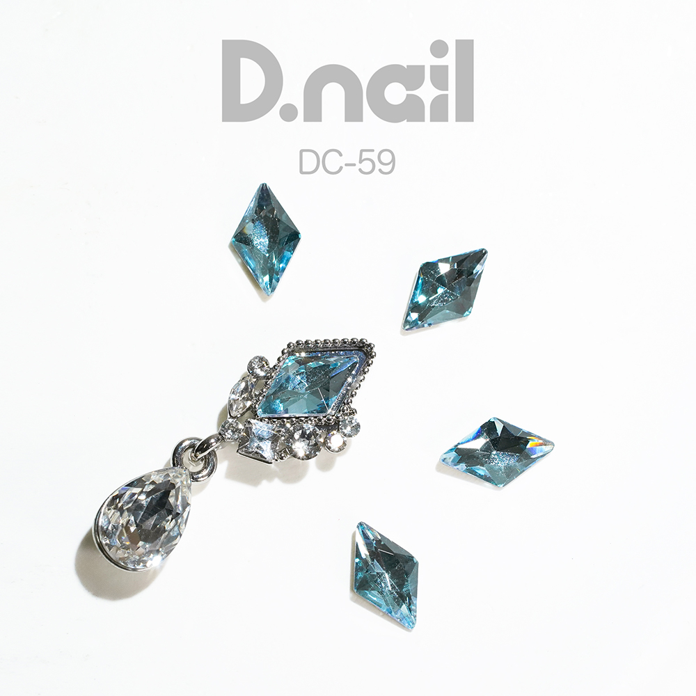D.nail デコレーションストーン DC-59 ダイヤスカイブルー 5P #8864