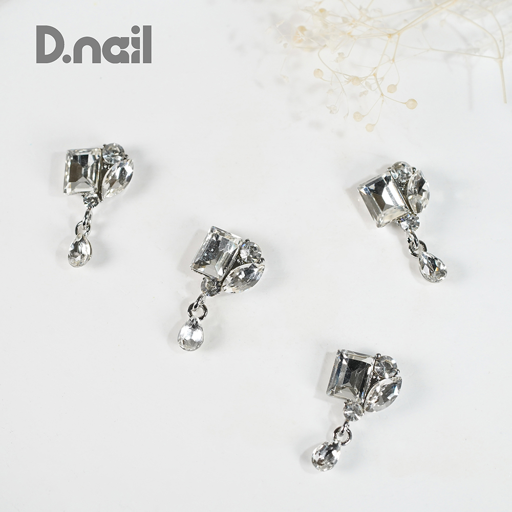 D.nail ファンシーコレクション グレース シルバー 2P #8874