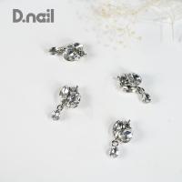 D.nail ファンシーコレクション リトルドロップ シルバー 2P #8876