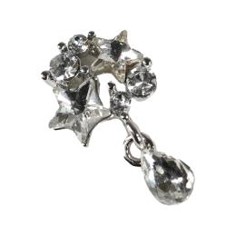 D.nail ファンシーコレクション スター シルバー 2P #8878