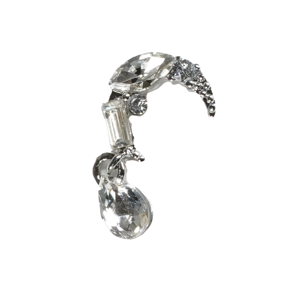 D.nail ファンシーコレクション ルナ シルバー 2P #8881