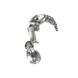 D.nail ファンシーコレクション ルナ シルバー 2P #8881