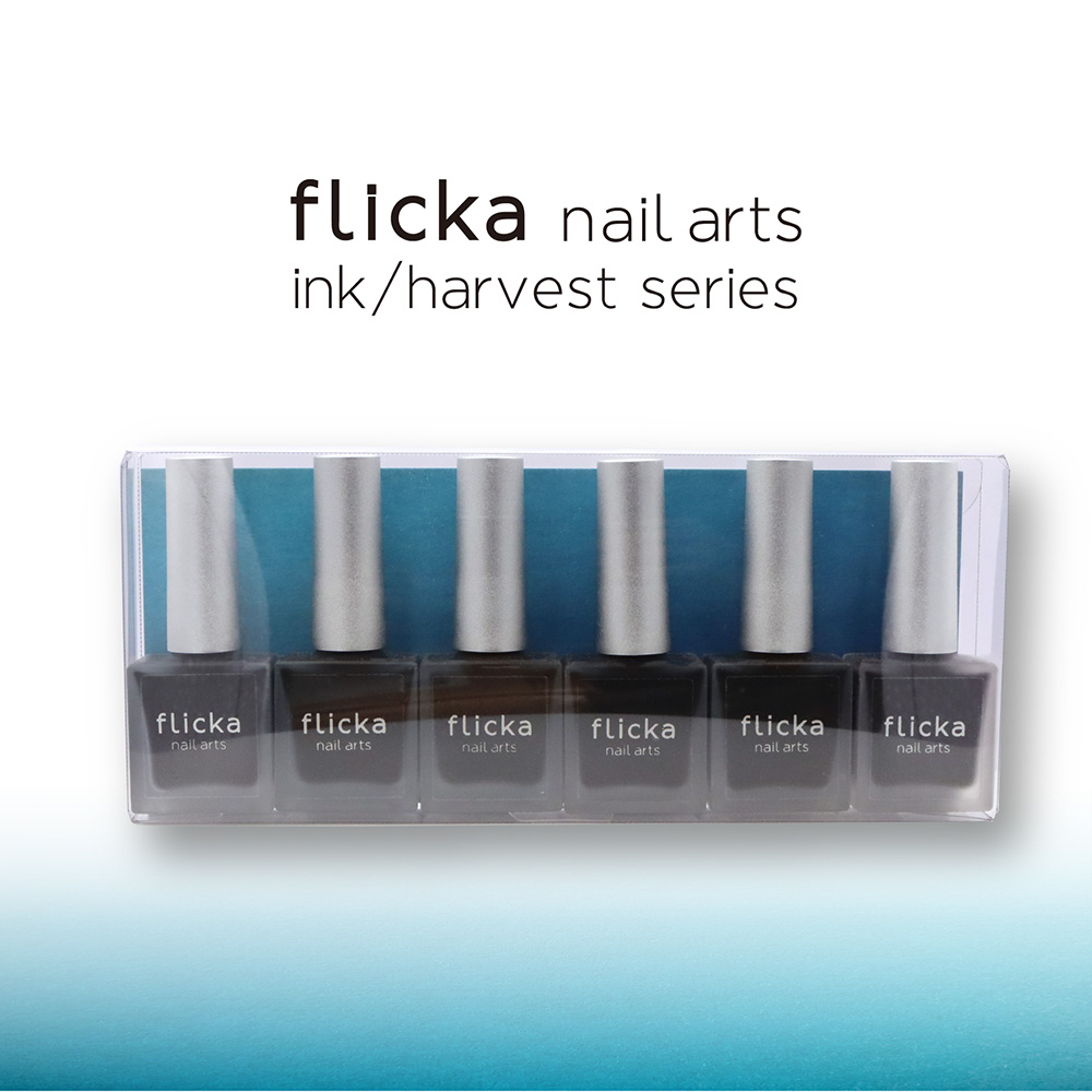 flicka nail arts インク 8ml ハーベストシリーズ 6色セット FI-HST