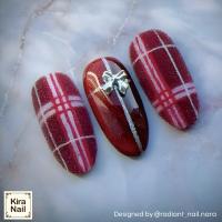 KiraNail プチPリボン シルバー 10個入 PA-PPR-SHI