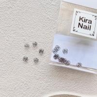 KiraNail 超薄型メタルカメリアパーツ シルバー 10個入 PA-CTC-SHI