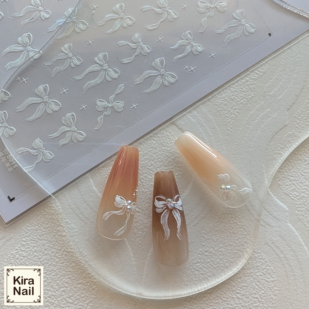 KiraNail Kirally ネイルステッカー オーロラエレガンスリボン NS-ELR-AUR