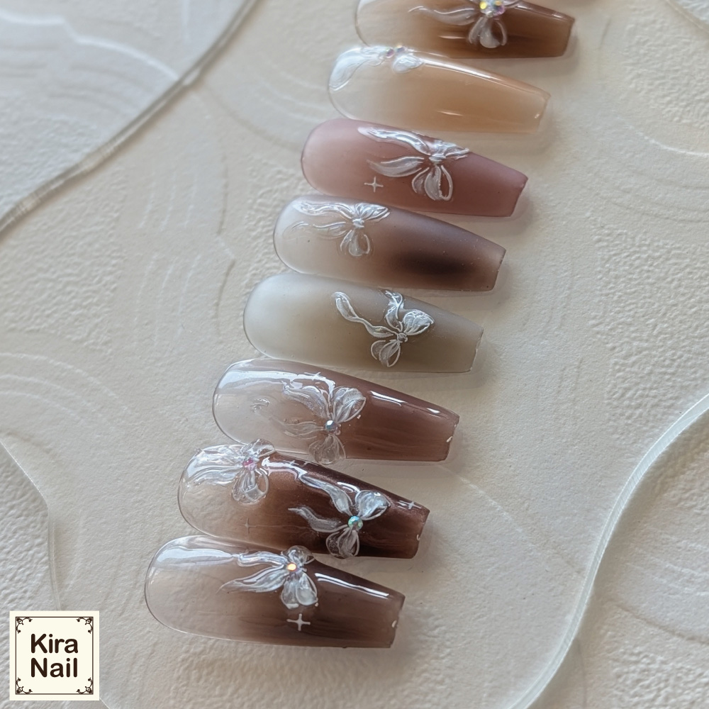 KiraNail Kirally ネイルステッカー オーロラエレガンスリボン NS-ELR-AUR