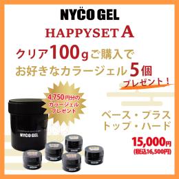 ●【新春】NYCOGEL HAPPYSET A(クリア100g+プレゼント)