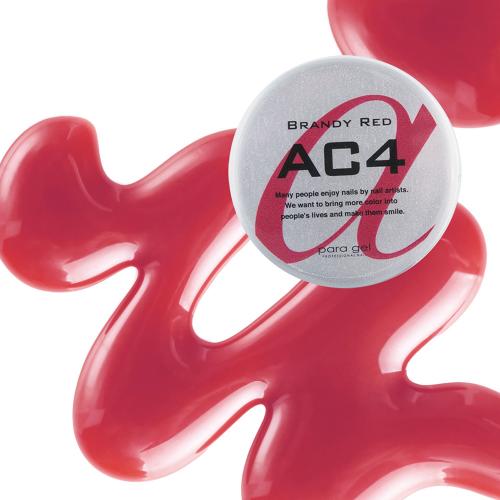 para gel アートカラージェル 4g AC4 ブランデーレッド