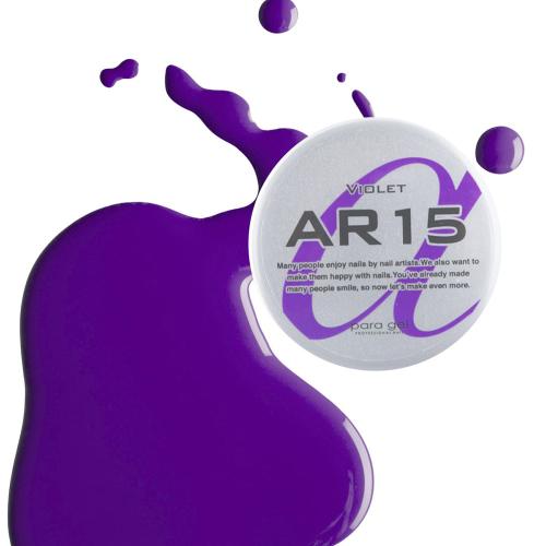 para gel アートカラージェル 4g AR15 バイオレット