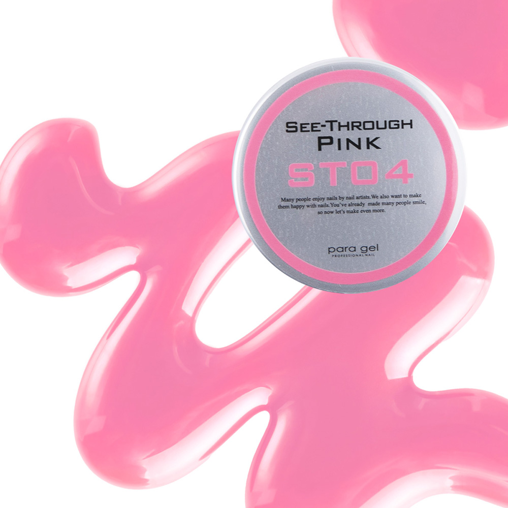 para gel シースルーカラージェル 4g ST04 シースルーピンク