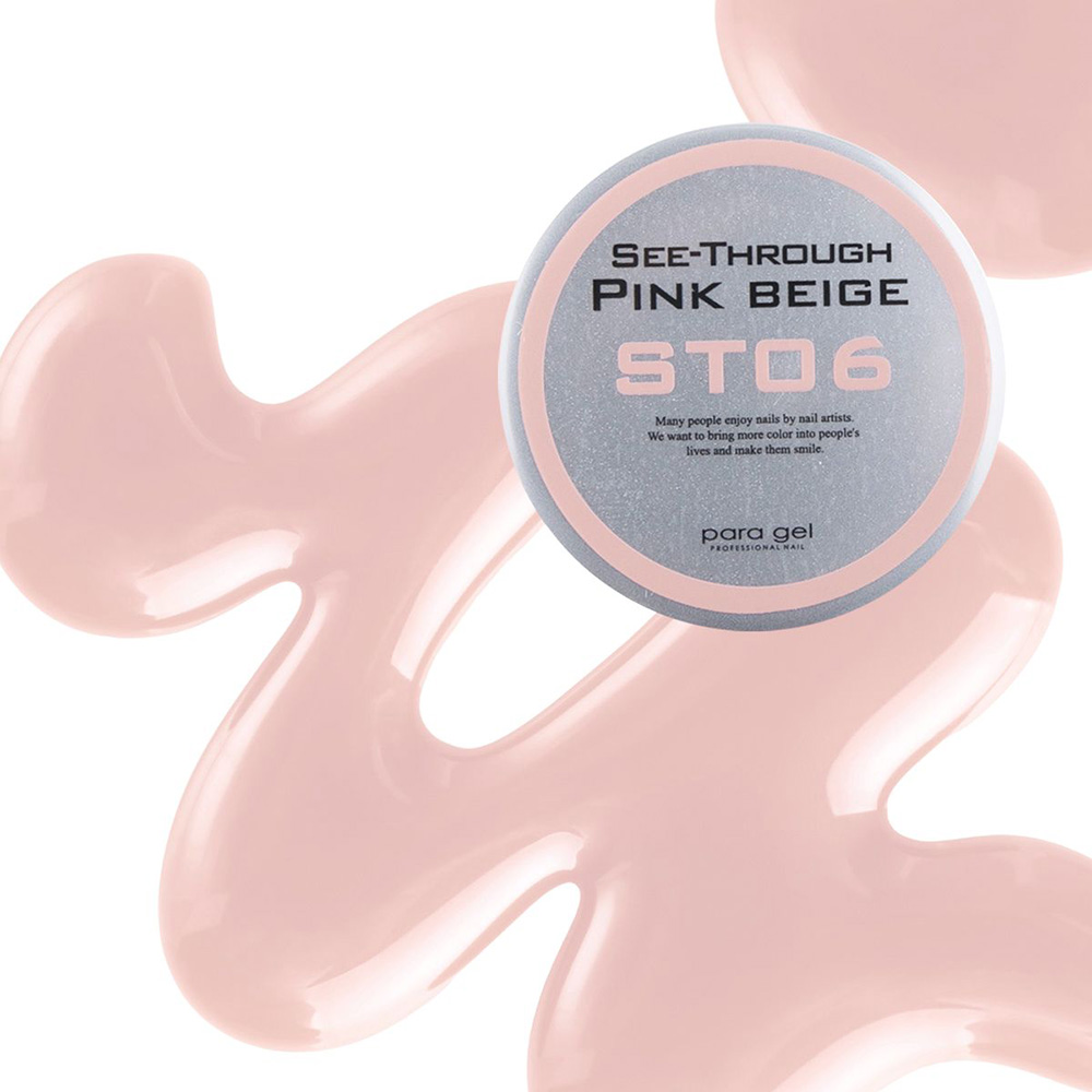 para gel シースルーカラージェル 4g ST06 シースルーピンクベージュ