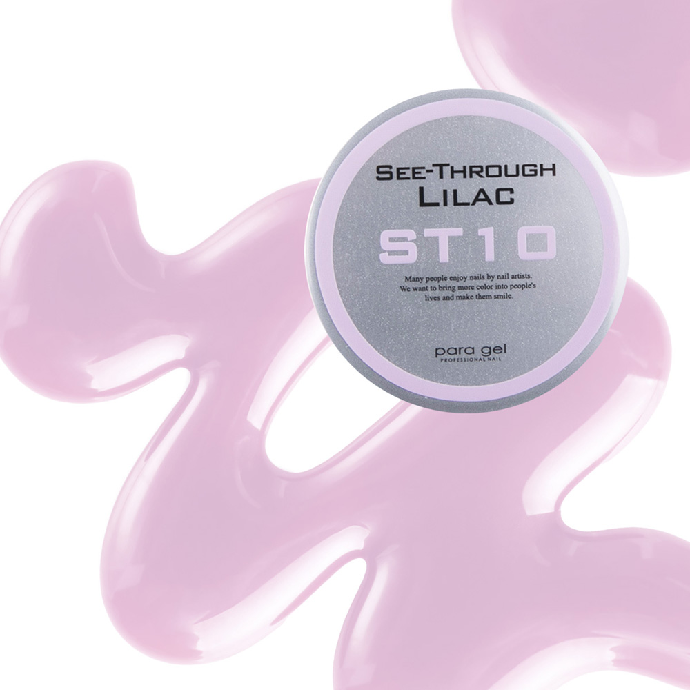 para gel シースルーカラージェル 4g ST10 シースルーライラック