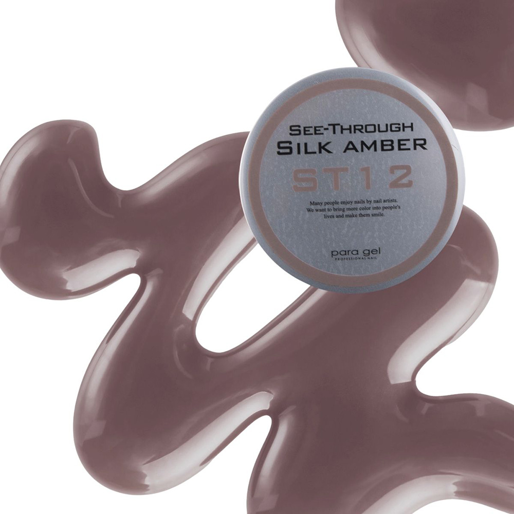 para gel シースルーカラージェル 4g ST12 シースルーシルクアンバー
