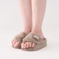 ■スパルーチェ フットケア スリッパ グレージュ S〜Mサイズ