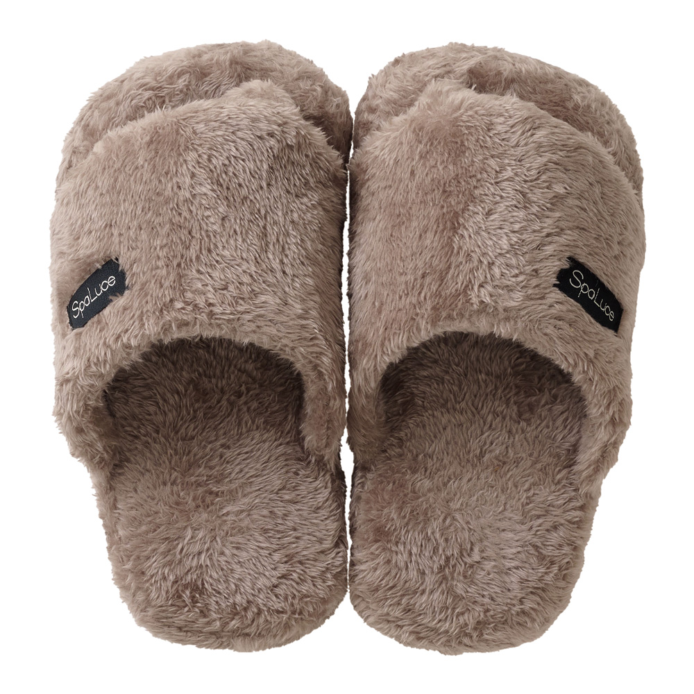 ■スパルーチェ フットケア スリッパ グレージュ M〜Lサイズ