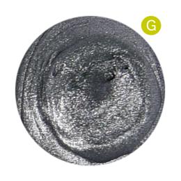 ICE GEL ジェントロン タップグラデーションジェル パール 2g S233 シルバー