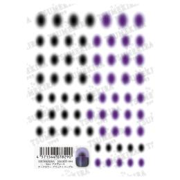 ツメキラ チークカラーブラック×パープル NN-HIT-004