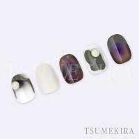 ツメキラ チークカラーブラック×パープル NN-HIT-004