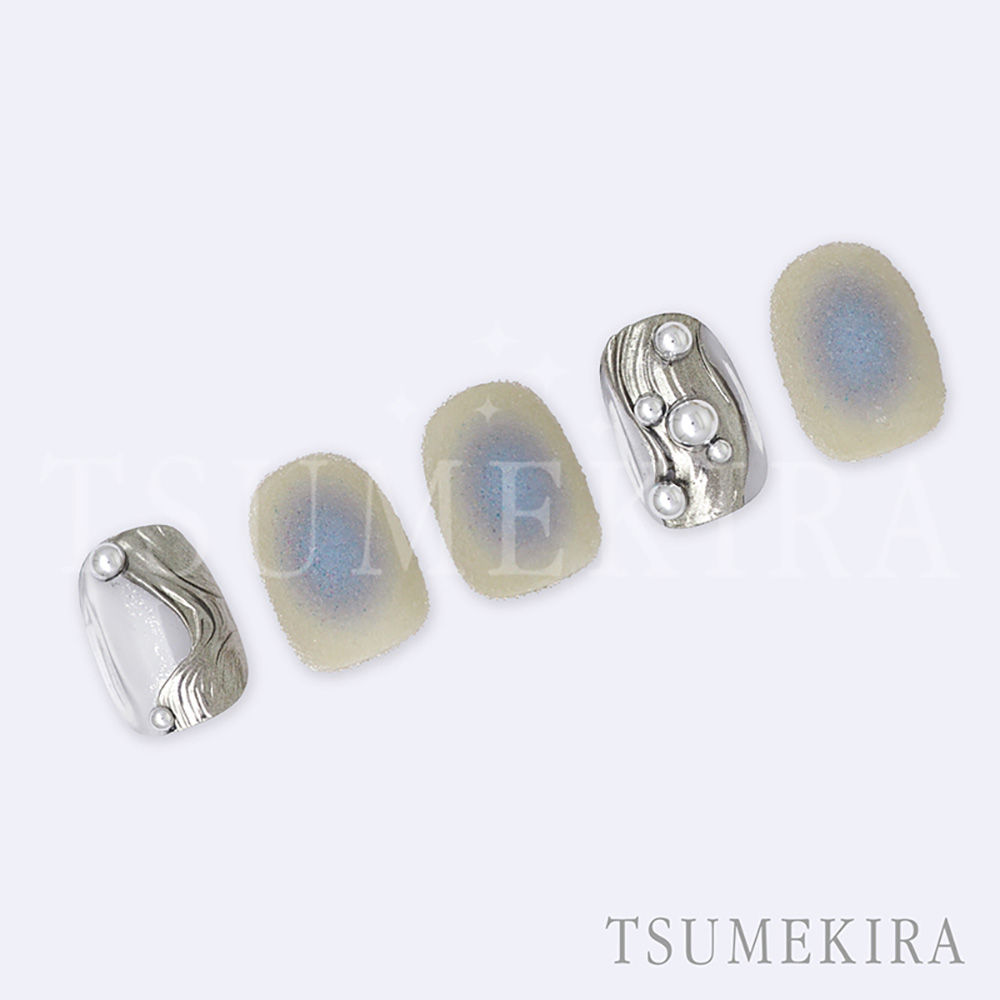 ツメキラ チークカラーブラウン×ライトブルー NN-HIT-005